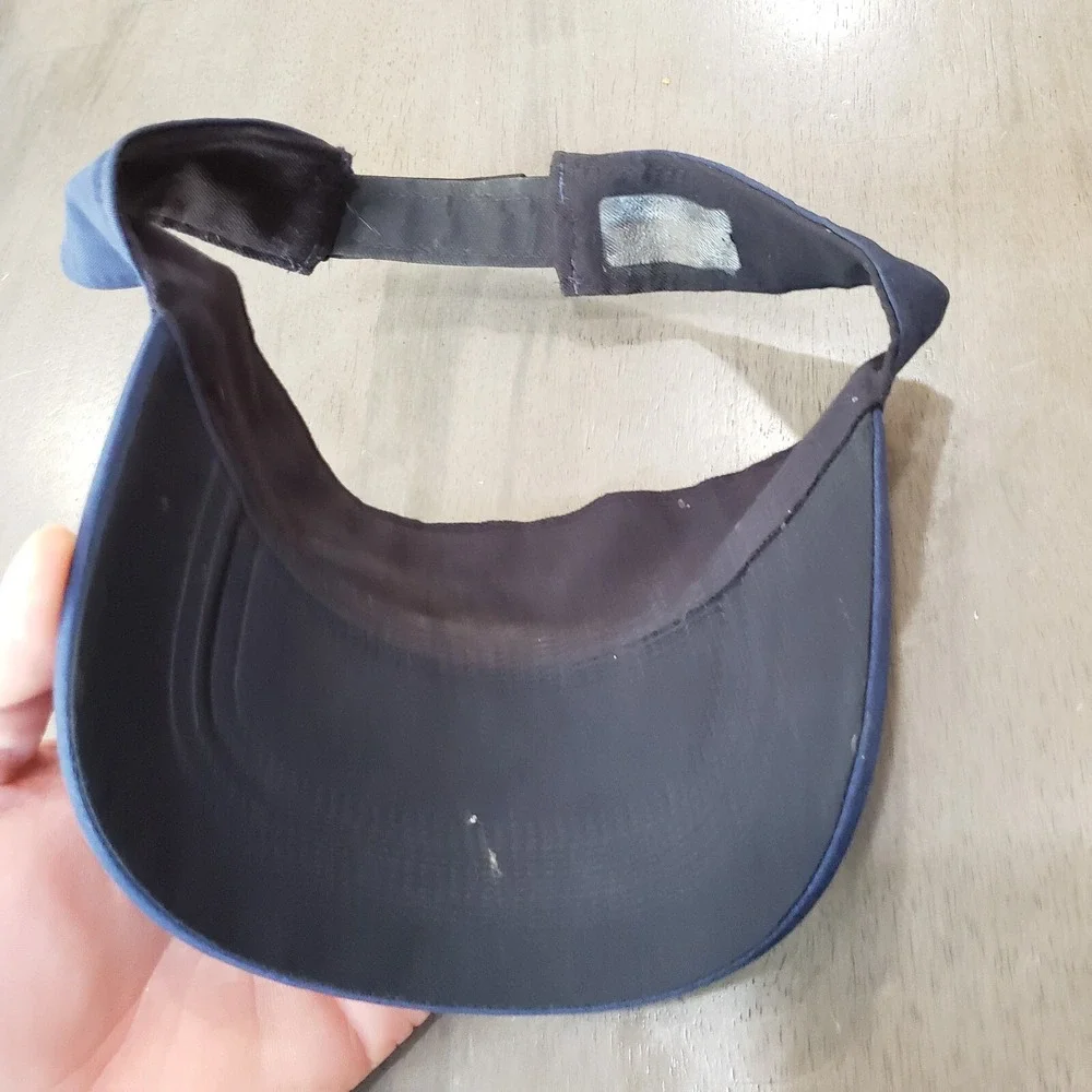 Nike Visor Hat Cap Mens Adjustable‎ Blue Yellow Golfer Lightweight Swoosh Adult